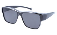 Polarized sunglasses overlapping PolarZone 01-1 eyeglasses
