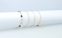 Eyeglass Chain 106 Gold/Black