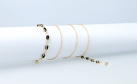 Eyeglass Chain 73 Gold/Black