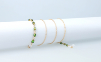 Eyeglass Chain 73 Gold/Green